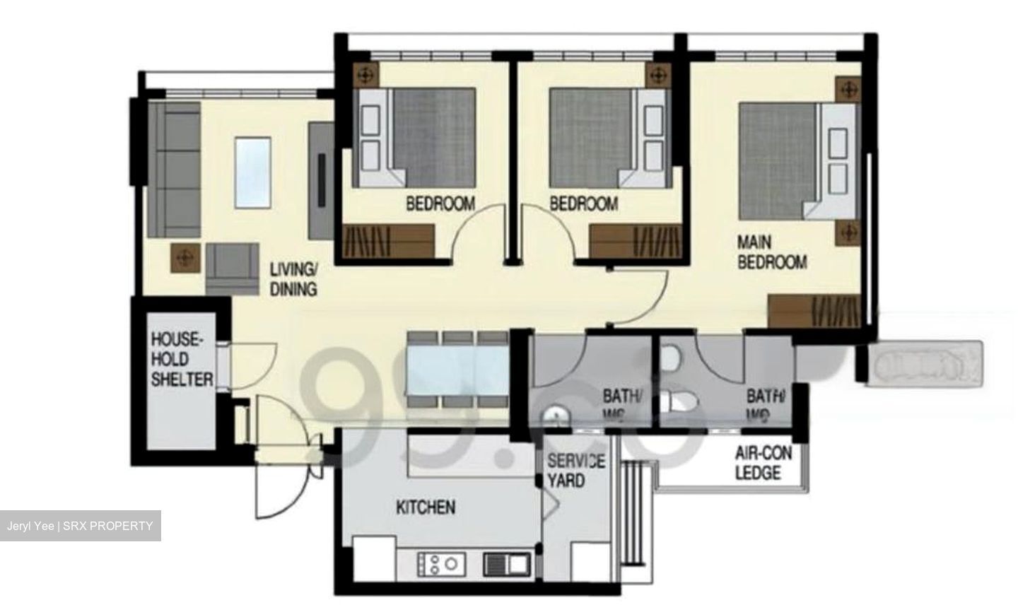 Blk 418B Fernvale Riverwalk (Sengkang), HDB 4 Rooms #454136201